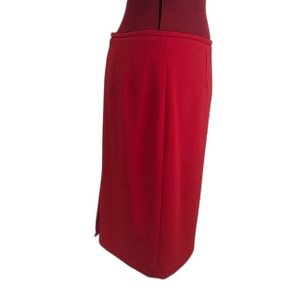 Calvin Klein Vibrant Red Pencil Skirt Women's Size 6 - Picture 5 of 9